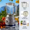 Ariete 583 Capri blenderis ar 1,5 litru stikla trauku, 4 nerūsējošā tērauda asmeņiem, 4 ātrumiem + pulsa funkcija, 1000 W