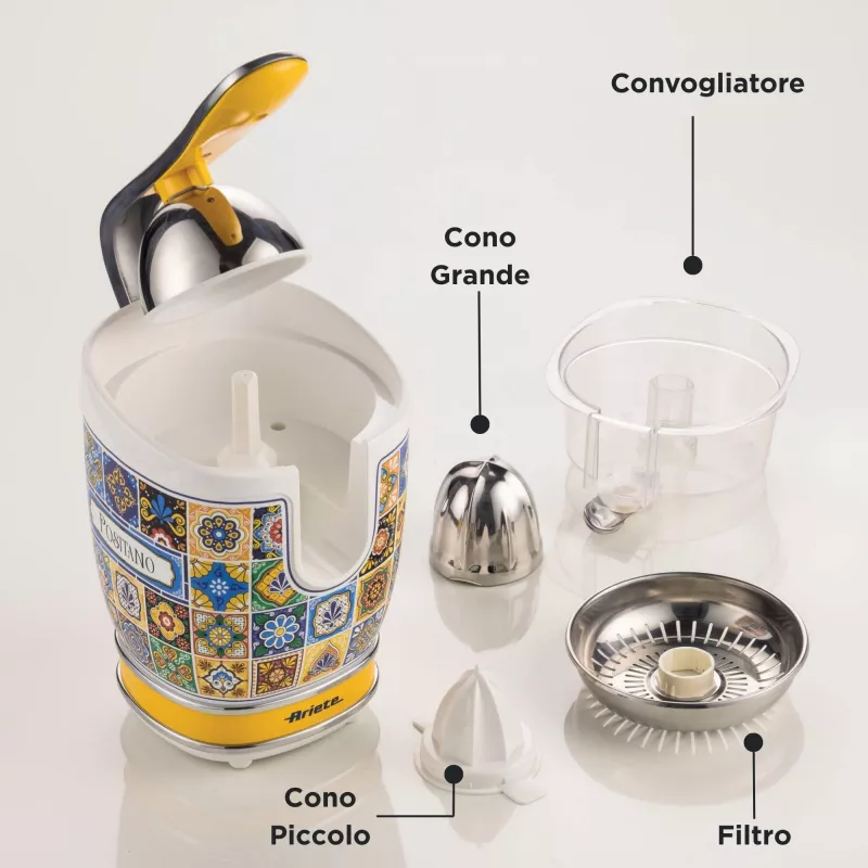 Electric Citrus Press Ariete 0413/0P 0.6L 85W Multicolour dzeltena