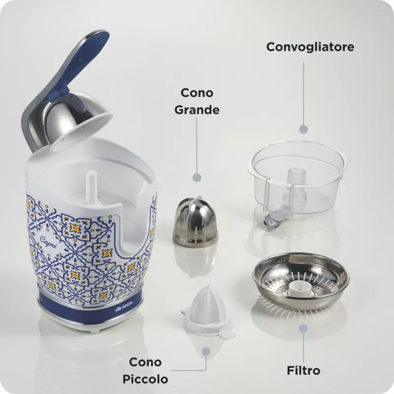 Electric Citrus Press Ariete 0413/0C 0.6L 85W Blue Multicolour