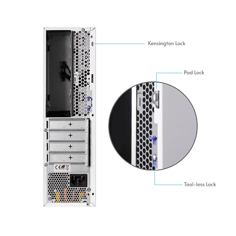 Chieftec BE-10W-300 datora korpuss Small Form Factor (SFF) Balts 300 W