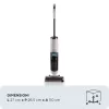 Ariete 2483 Aqua Force Wash & Vacuum, viedais putekļsūcējs, bezvadu grīdas tīrītājs, bezvadu, sūc un tīra, mājdzīvnieku mati, sausie un slapjie netīrumi, 700 ml tilpums, komplektā iekļauti piederumi