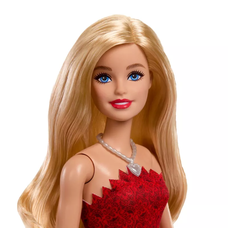 Barbie Mattel 80. gadadienas rubīnsarkanā svinību modes lelle ar sarkanu tērpu un aksesuāriem