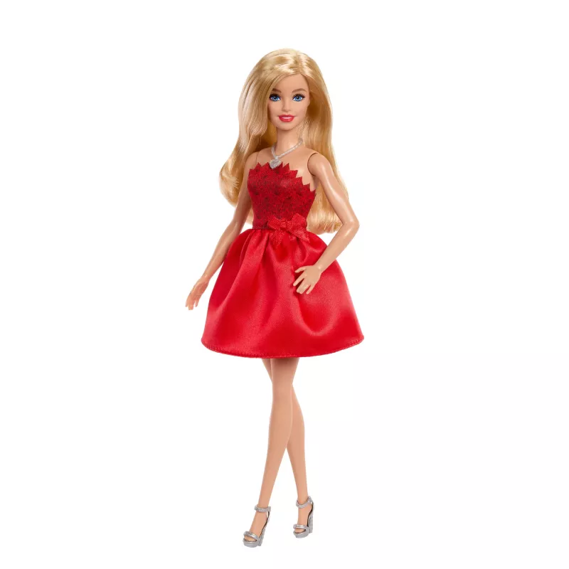 Barbie Mattel 80. gadadienas rubīnsarkanā svinību modes lelle ar sarkanu tērpu un aksesuāriem
