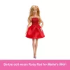 Barbie Mattel 80. gadadienas rubīnsarkanā svinību modes lelle ar sarkanu tērpu un aksesuāriem