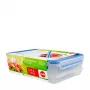 EMSA 508557 pārtikas uzglabāšanas trauks Taisnstūra kaste 2,65 L Zila, Caurspīdīga 1 gab.