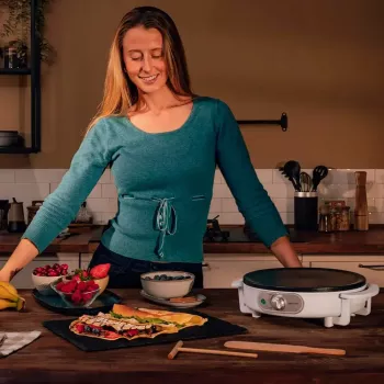 Pankūku automāts CECOTEC Fun Creepy Crepesmaker balts 1 200 W
