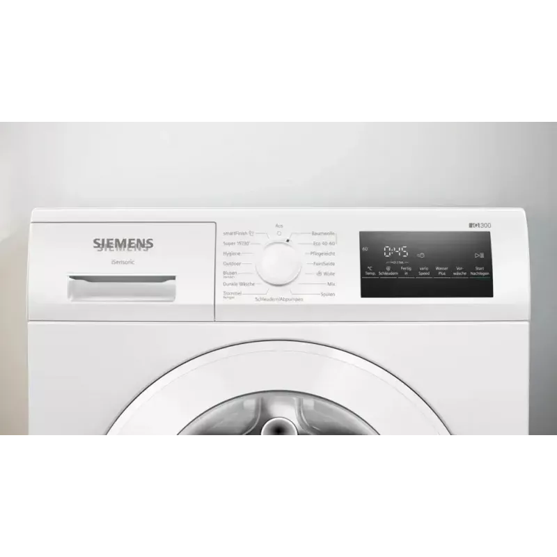 Veļas mašīna Siemens iQ300 WM14N271 ar priekšējo ielādi 8 kg 1351 RPM Balta A klase