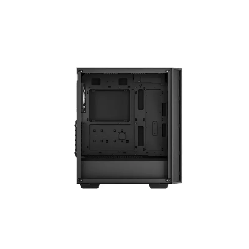 PC korpuss DeepCool MATREXX55 V4 C Midi Tower Melns — rūdīta stikla, ATX/microATX atbalsts, USB-C, maks. GPU 370 mm