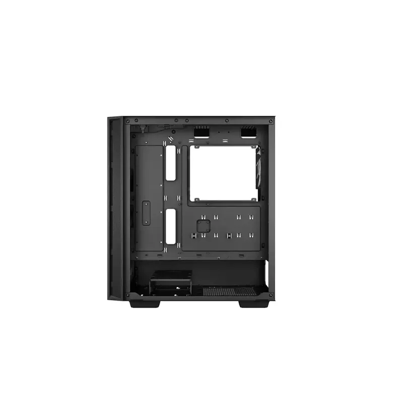 PC korpuss DeepCool MATREXX55 V4 C Midi Tower Melns — rūdīta stikla, ATX/microATX atbalsts, USB-C, maks. GPU 370 mm