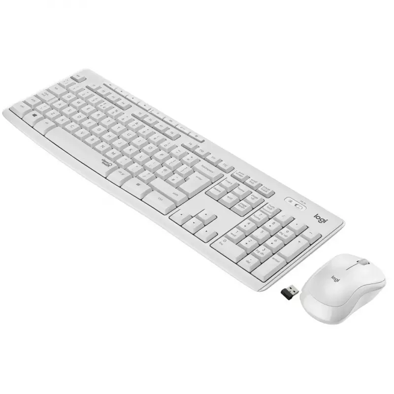 Logitech MK295 Silent Wireless Combo tastatūra RF Bezvadu QWERTY US International Balts