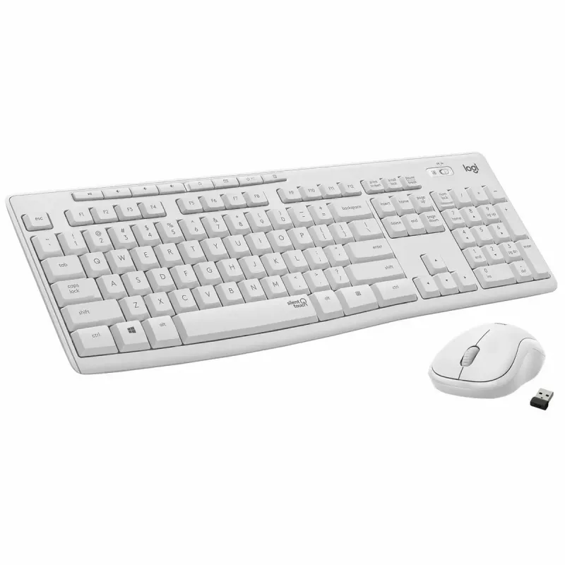 Logitech MK295 Silent Wireless Combo tastatūra RF Bezvadu QWERTY US International Balts