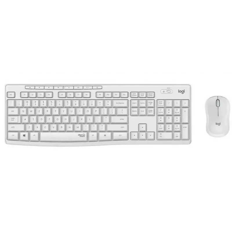 Logitech MK295 Silent Wireless Combo tastatūra RF Bezvadu QWERTY US International Balts