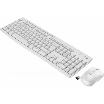 Logitech MK295 Silent Wireless Combo tastatūra RF Bezvadu QWERTY US International Balts