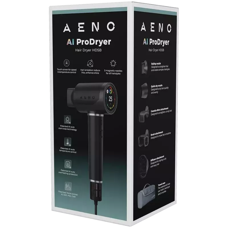 Fēns AENO AENO AI ProDryer HD5B AHD0005B 2200W jonu tehnoloģija