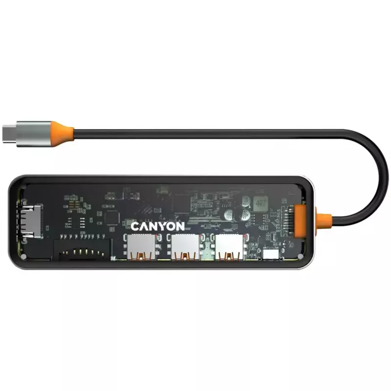Canyon DS-13 USB Type-C centrmezgls 5000 Mbit/s HDMI USB 3.2