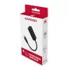Axagon HUE-M1C 4x USB 3.2 Gen 1 MINI centrmezgls, metāla, 20cm USB-C kabelis