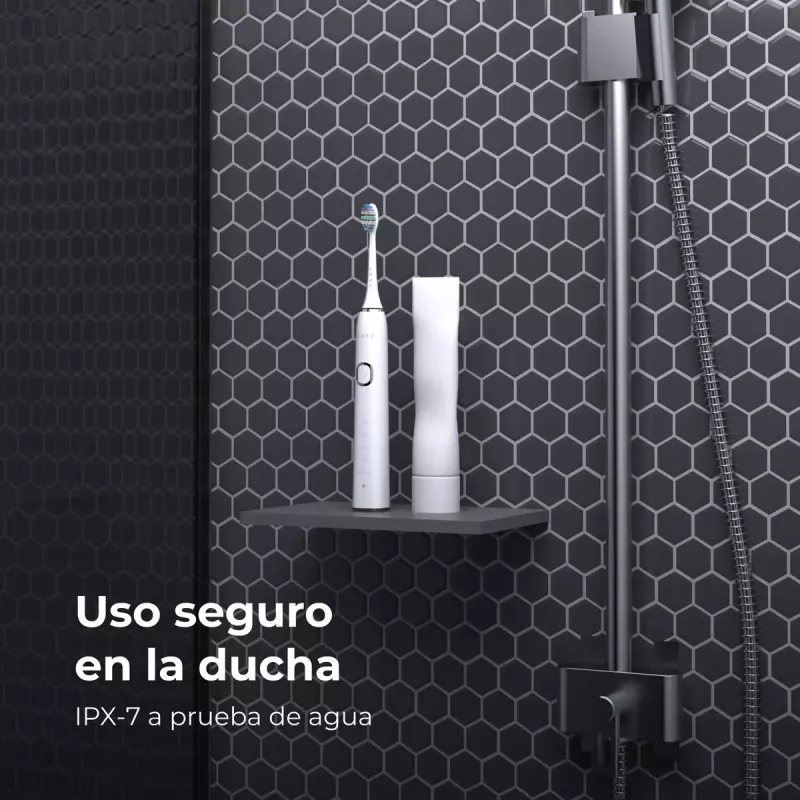 Sonic Electric Toothbrush AENO DB5 balta 5 Modes Wireless Charging