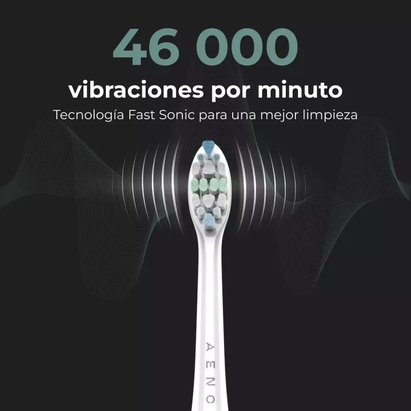 Sonic Electric Toothbrush AENO DB5 balta 5 Modes Wireless Charging