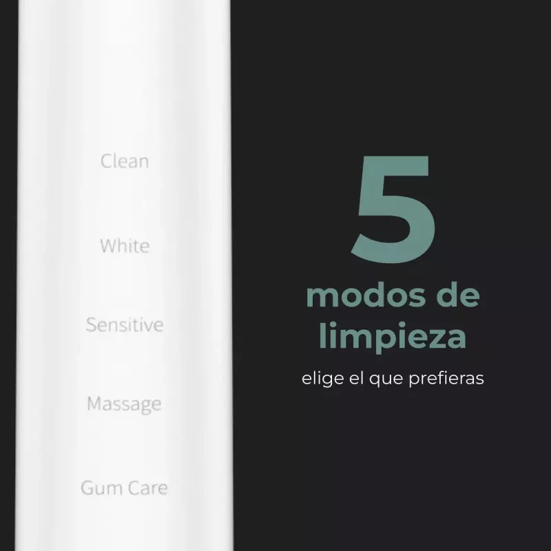 Sonic Electric Toothbrush AENO DB5 balta 5 Modes Wireless Charging