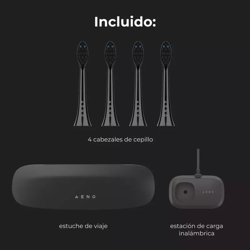 Sonic Electric Toothbrush AENO DB4 Melns