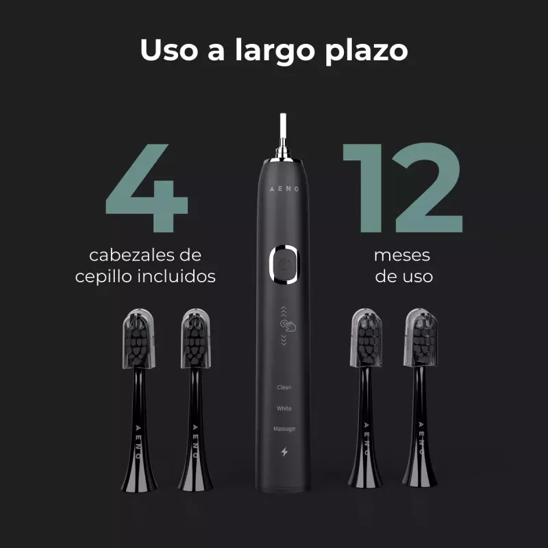 Sonic Electric Toothbrush AENO DB4 Melns