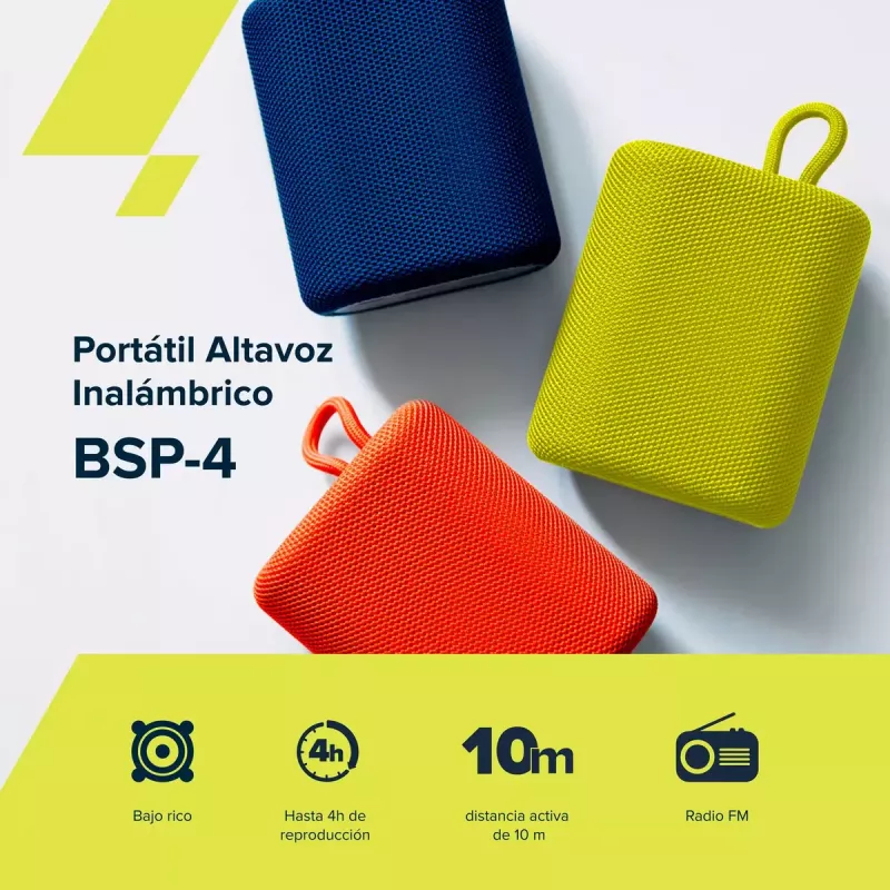 Canyon BSP-4 Stereo pārnēsājamais skaļrunis zilā krāsā
