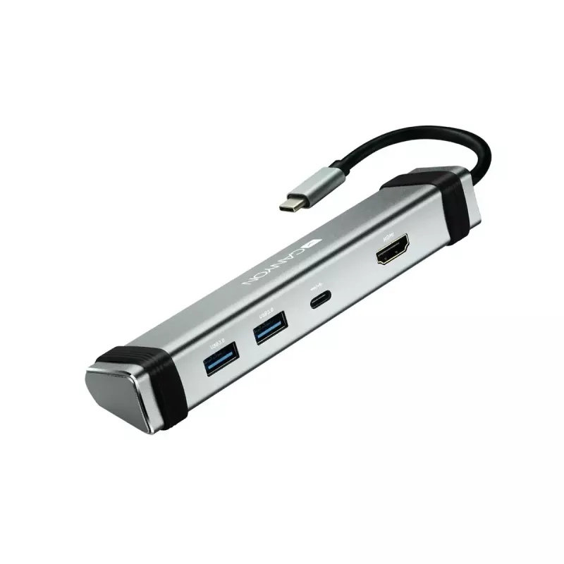 Canyon DS-3 USB 3.2 Gen 1 Type-C pelēks 4K Ultra HD