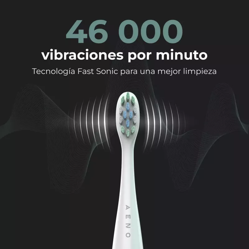 Sonic Electric Toothbrush AENO DB1S balta 4 Modes 46000rpm