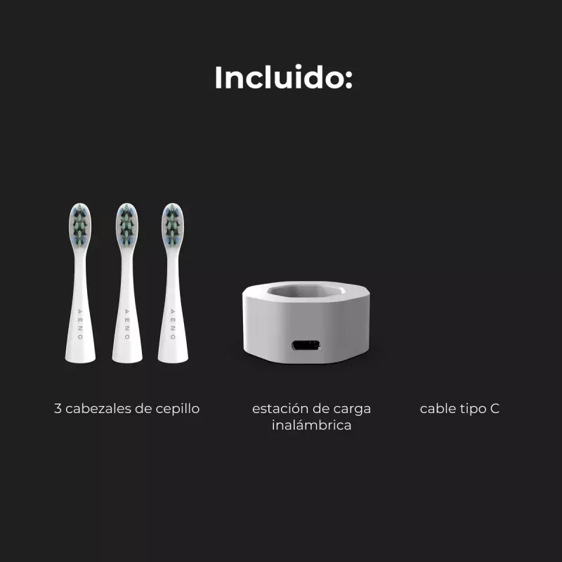 Sonic Electric Toothbrush AENO DB1S balta 4 Modes 46000rpm