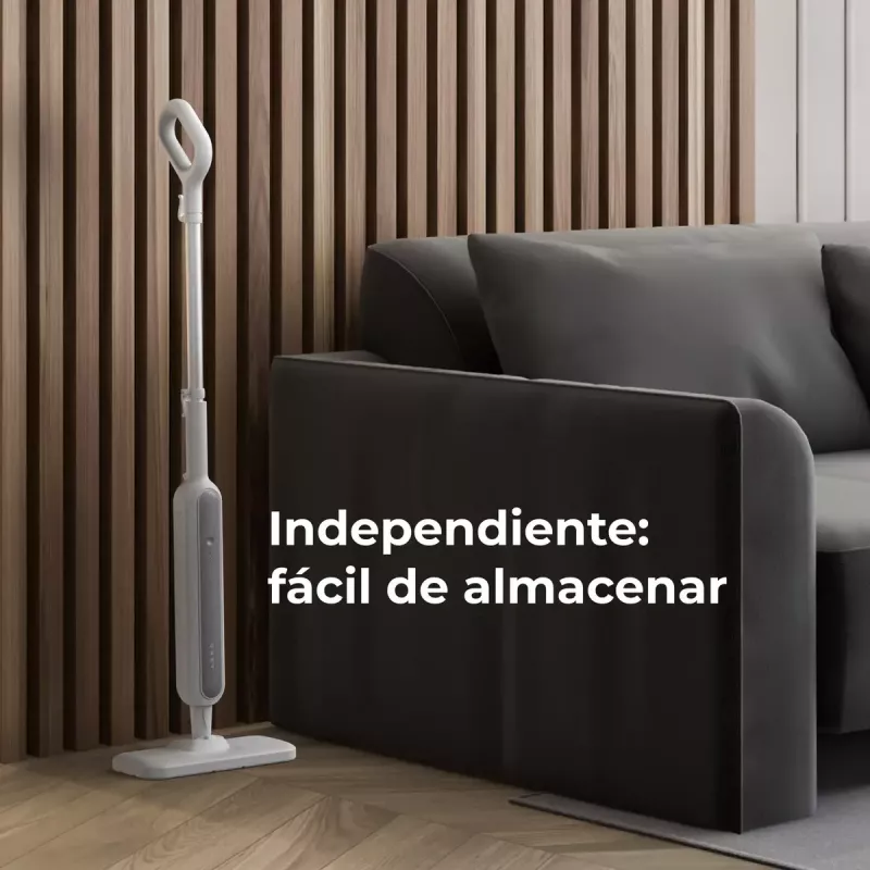 Tvaika mops AENO SM2 0.275 l pelēks balts 3 bar 25 g/min
