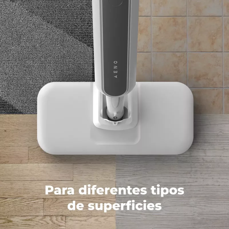 Tvaika mops AENO SM2 0.275 l pelēks balts 3 bar 25 g/min