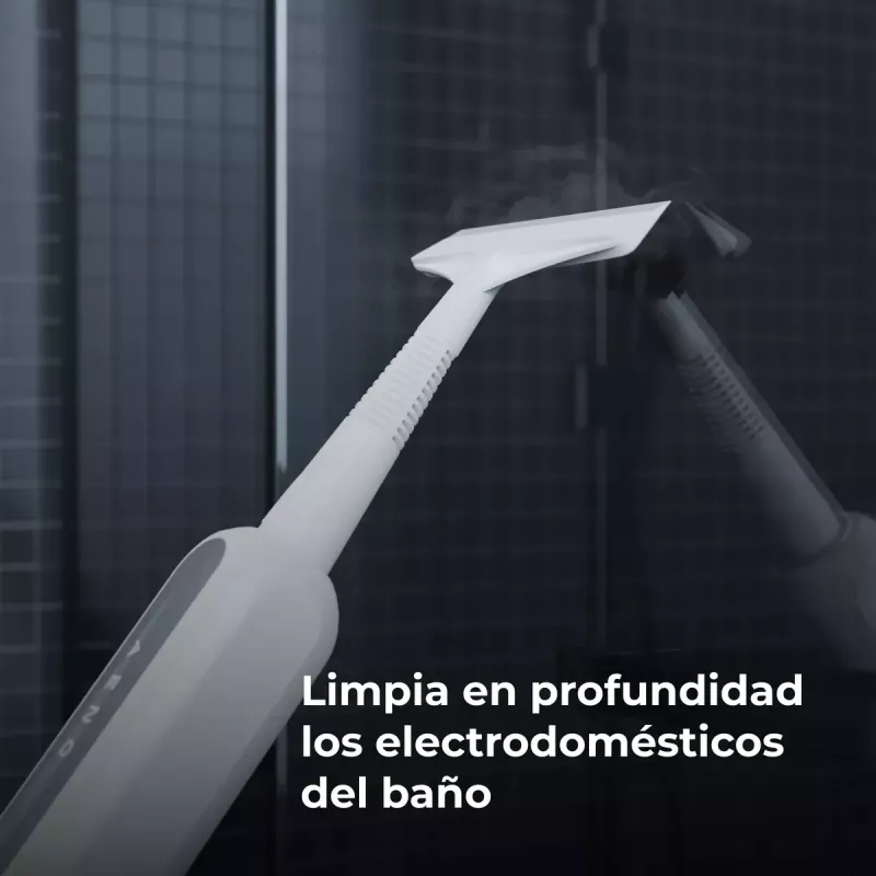 Tvaika mops AENO SM2 0.275 l pelēks balts 3 bar 25 g/min
