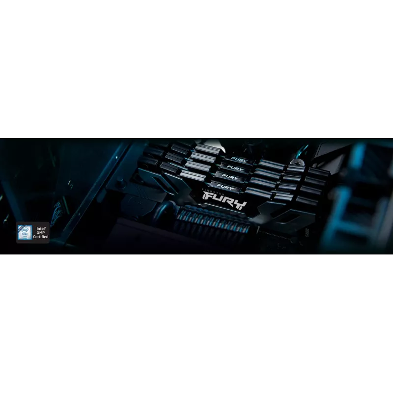 Kingston Technology FURY 32GB 6400MT/s DDR5 CL32 DIMM Renegade Silver XMP