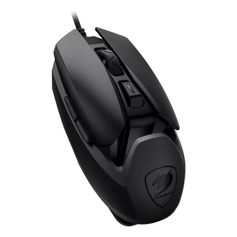COUGAR Gaming pele AirBlader, vadu, melna, optiskā, USB Type-A, 16000 DPI, melna