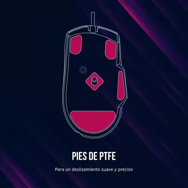 Pele Lorgar Jetter 357 Gaming optiskā labās rokas