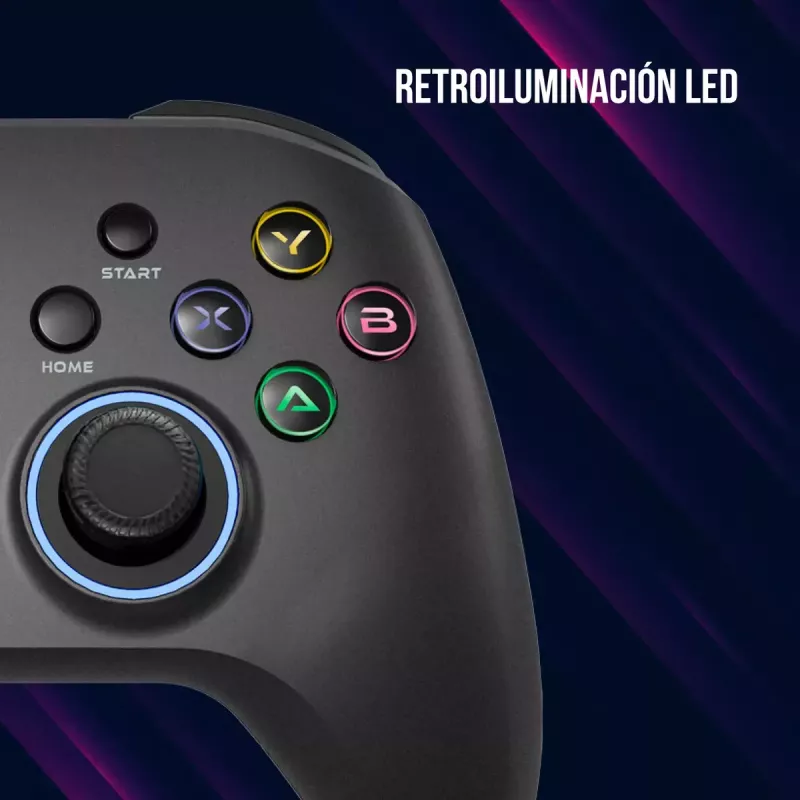 Spēļu kontrolieris Lorgar LRG-GP510 melns USB bezvadu kontrolieris priekš Nintendo Switch, PC, Playstation 3