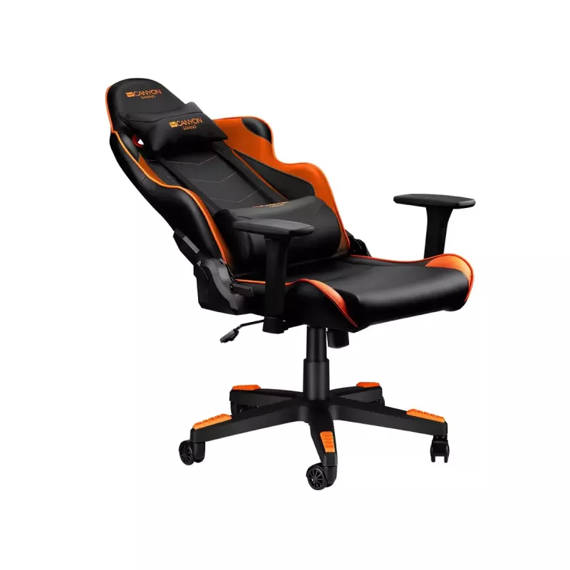 PC spēļu krēsls Canyon Deimos CND-SGCH4 Melns Oranžs