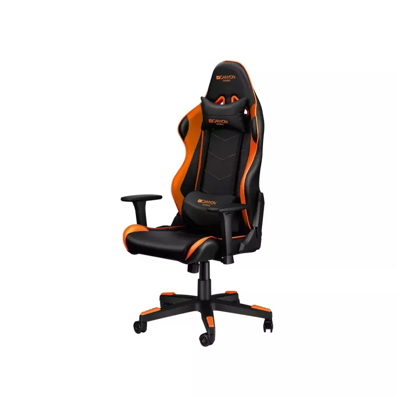 PC spēļu krēsls Canyon Deimos CND-SGCH4 Melns Oranžs