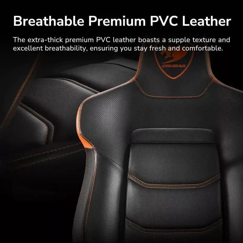 COUGAR Armor Evo CGR-EVO Universāls spēļu krēsls Polsterēts sēdeklis Melns, oranžs