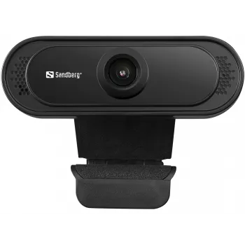 Sandberg USB Webcam 1080P Saver, 2 MP, 1920 x 1080 pikseļi, Full HD, 30 kadri/s, 1920x1080@30kadri/s, 1080p