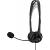 HP Stereo USB Headset G2, vadu, birojs/zvanu centrs, 90 g, austiņas ar mikrofonu, melns