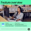 HP 625 FHD Webkamera, 4 MP, 1920 x 1080 pikseļi, Full HD, biznesa klase, USB, melna