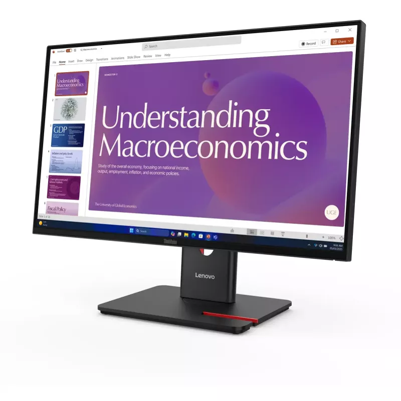 Monitors Lenovo ThinkVision T24D-40 23.8 collu LCD Full HD 1920 x 1080