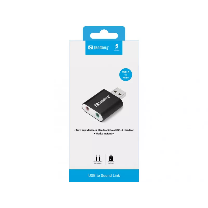 USB to Sound Link Sandberg USB to Sound Link