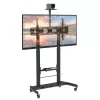 Techly ICA-TR45 TV skapis/izklaides centrs ar 2 plauktiem