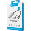 Sandberg HDMI Capture Link uz USB-C/A, HDMI Type A (Standard), USB Type-A + USB Type-C, Female, Male, Straight, Straight