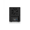 ICY BOX IB-3640SU3 USB 3.2 Gen 1 (3.1 Gen 1) Type-B Melns