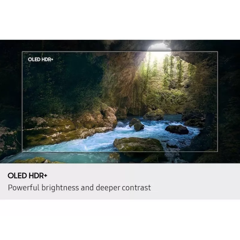 OLED televizors Samsung QE77S90FAE 77 collu 4K Ultra HD OLED, 3840×2160, Tizen, 120 Hz, HDR10+ Gaming, Wi‑Fi, Bluetooth 5.3, 4x HDMI, 2.1 ch
