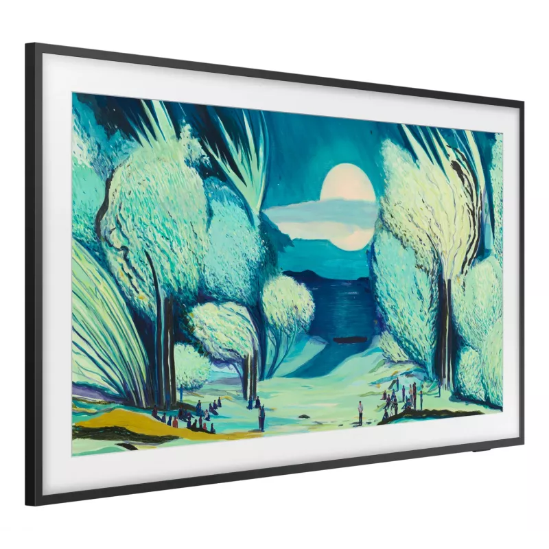 Televizors Samsung QE43LS03FAU The Frame 43 collas 4K QLED Dual LED Tizen, 3840×2160, Wi‑Fi, Melns