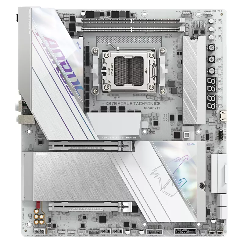 Mātesplate GIGABYTE X870 AORUS TACHYON ICE, AMD X870, Socket AM5, ATX